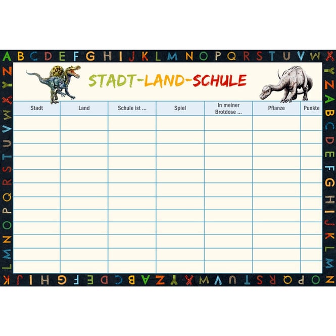 T-Rex World - Meine superschlaue saurierstarke Schulstart-Box