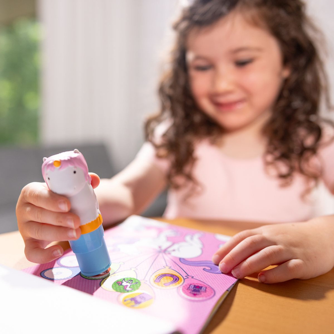Sticker WOW!™ - Stickerstempel - Einhorn - 300 Sticker