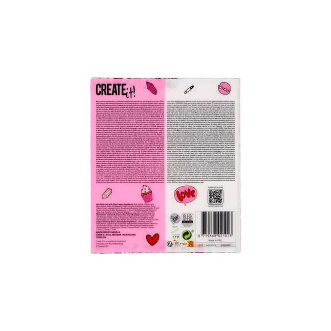 CREATE it! - Make-up Set - mit Tasche - pink