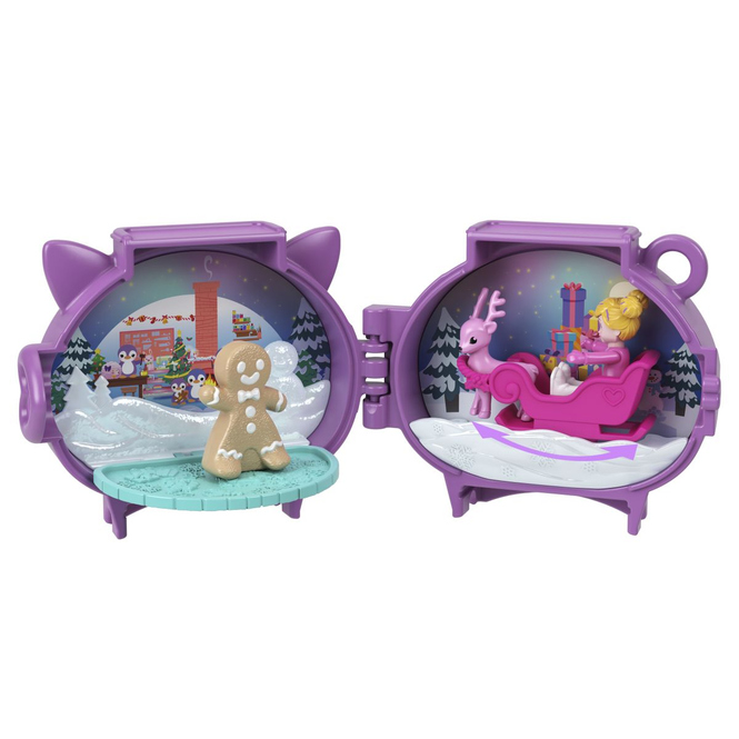 Polly Pocket - Feiertags-Schatullen - Winter Holiday Schatulle - 1 Stück