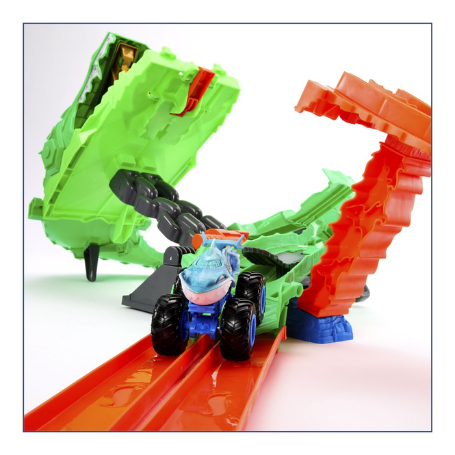 Hot Wheels - Spielset - Sharks vs. Dinos