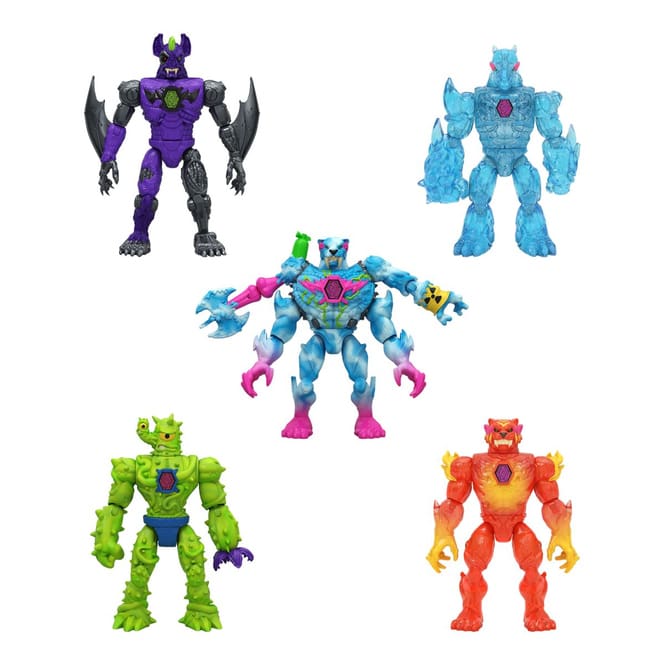 MR BEAST LAB - 5er Set Figuren Hybrids