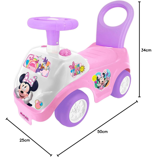 Minnie Mouse - Rutschauto - mit Licht & Sound