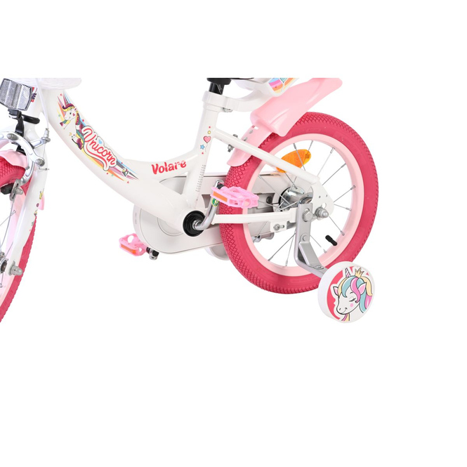 Fahrrad - Unicorn - 14 Zoll - weiß