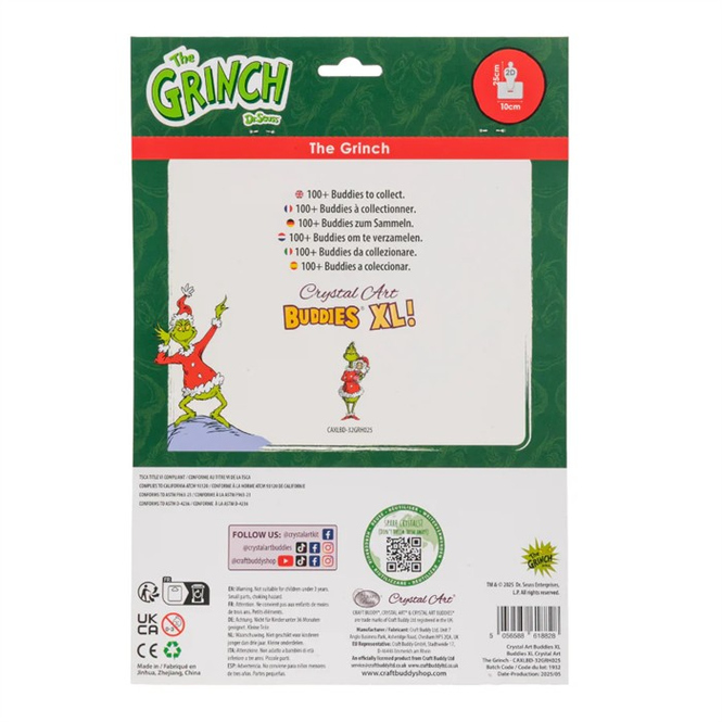 Grinch - Crystal Art - Buddies XL