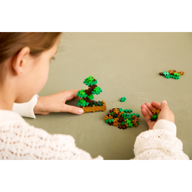 PlusPlus - Bausteine Bonsai grün - 49 Teile