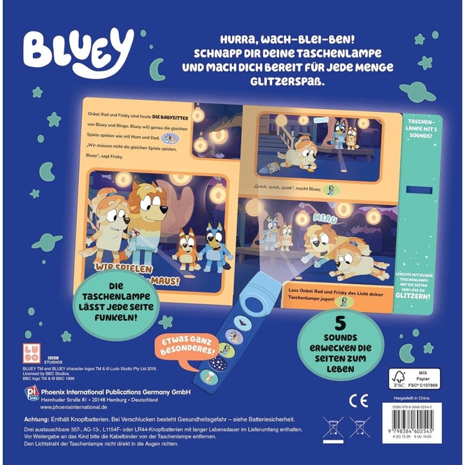 Bluey - Oooh, das glitzert! - Ein Bluey-Taschenlampen-Buch