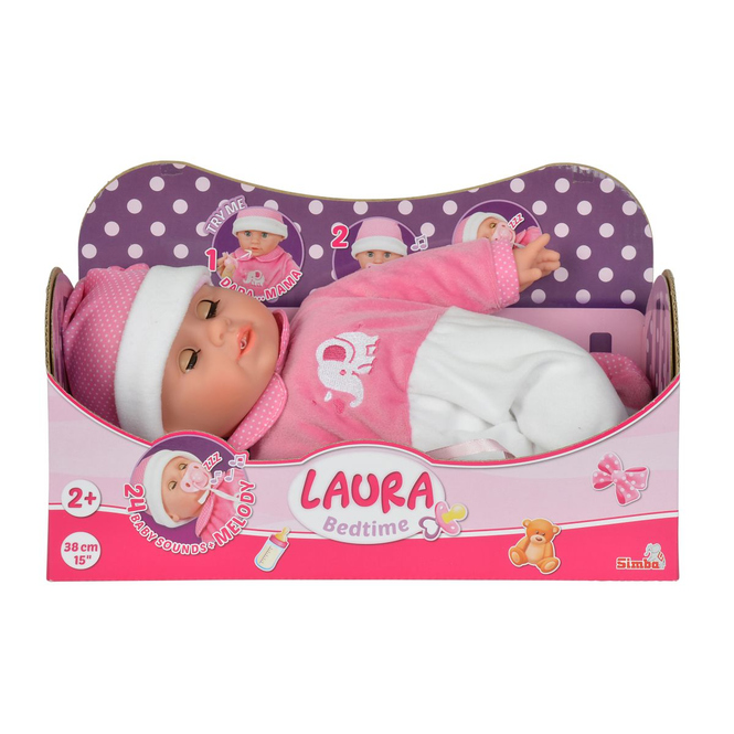 Laura Schlafenszeit Puppe mit Sound von Simba