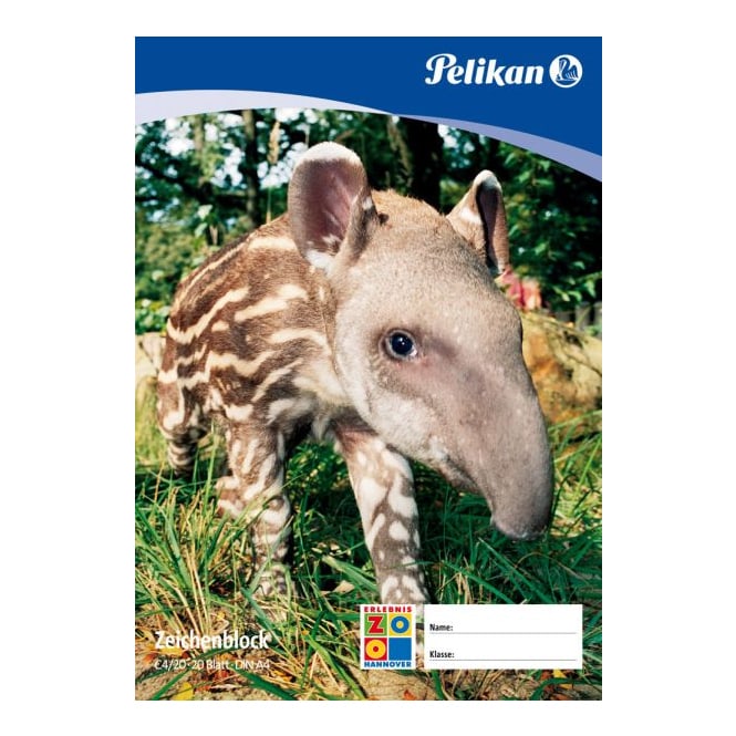 Pelikan Zeichenblock A4 20 Blatt, TCF-100g-m²