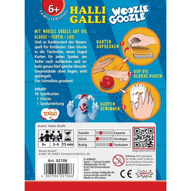 Halli Galli - Woozle Goozle - Kartenspiel