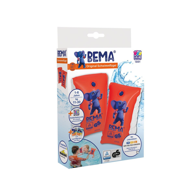 BEMA® Schwimmflügel - Gr. 0, 11-30 kg - orange