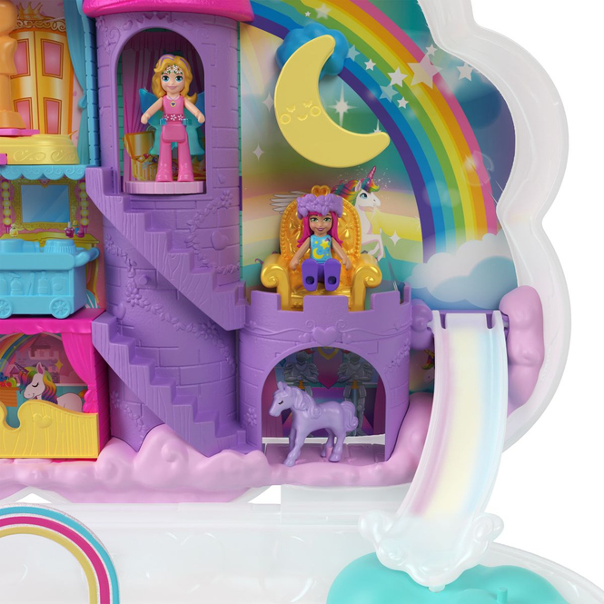 Polly Pocket - Einhorn Haarspiel Schatulle - pink