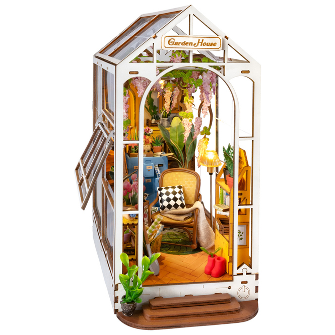 DIY - Holz Bastelset - Miniaturhaus - Gartenhaus