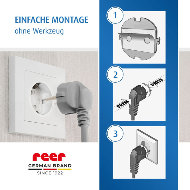Reer - Steckdosenschutz 10er - weiß