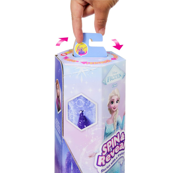 Die Eiskönigin - Spin & Reveal - Elsa Puppe - mit Modeaccessoires