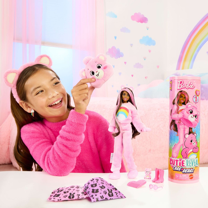 Barbie - Cutie Reveal - Glücksbärchis - Regenbogen Bär