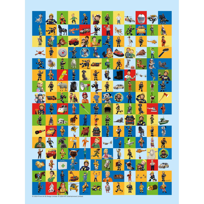 Feuerwehrmann Sam - 1001 Sticker - Stickern-Rätseln-Ausmalen