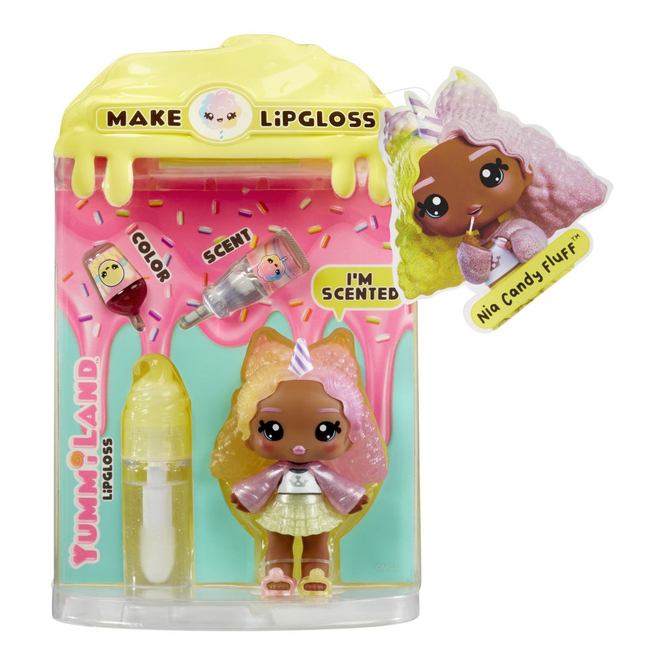 Yummiland - Lip Gloss Puppe - Serie 2 - Cotton Candy - Nia Candy Fluff