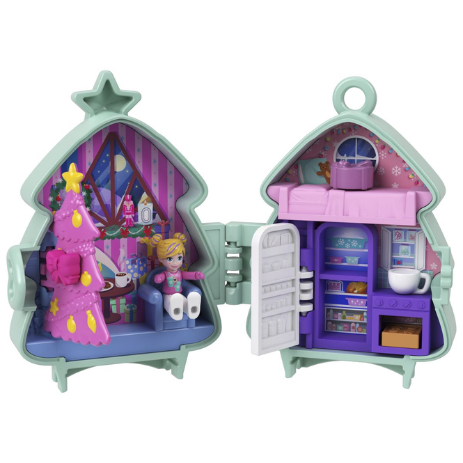 Polly Pocket - Feiertags-Schatullen - Winter Holiday Schatulle - 1 Stück