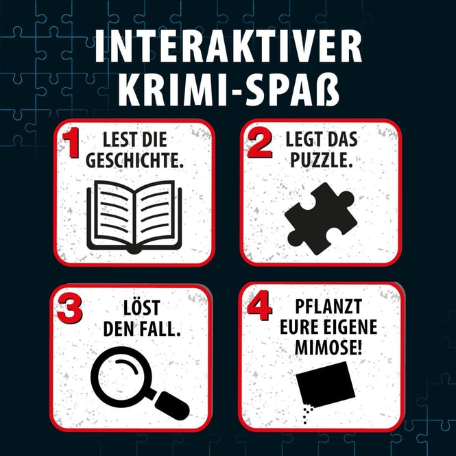 Die drei ??? - Krimipuzzle - Die Blüte des Verderbens - 300 Teile