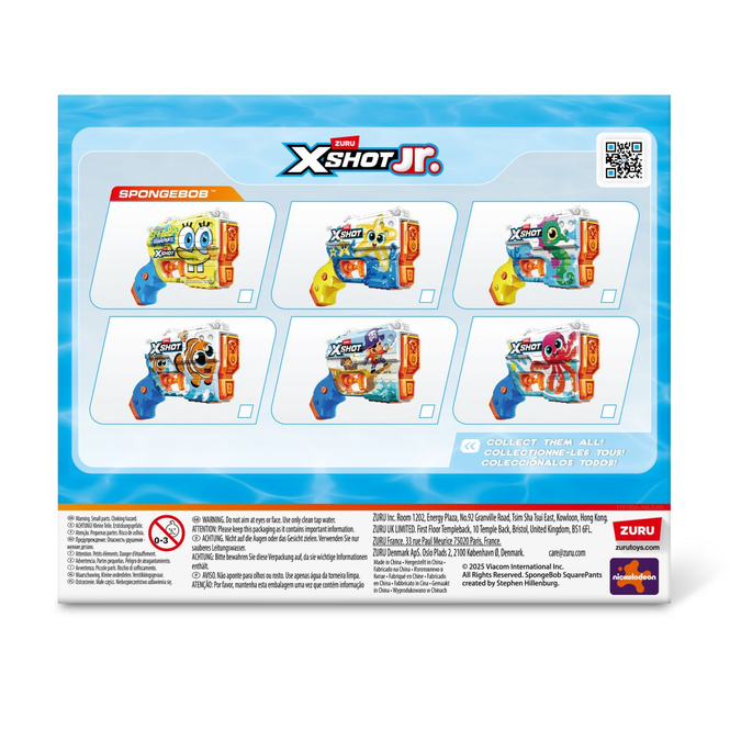 XShot - Wasserpistole - Water Junior - SpongeBob - Serie 1