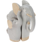 Dekofigur Elefant mit Kind - aus Porzellan - ca. 19 cm - 1 Stück  - Bild 5
