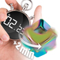 Fidget Spinner - Cube - bunt - metallic - ca. 2,8 x 2,8 cm - Bild 5