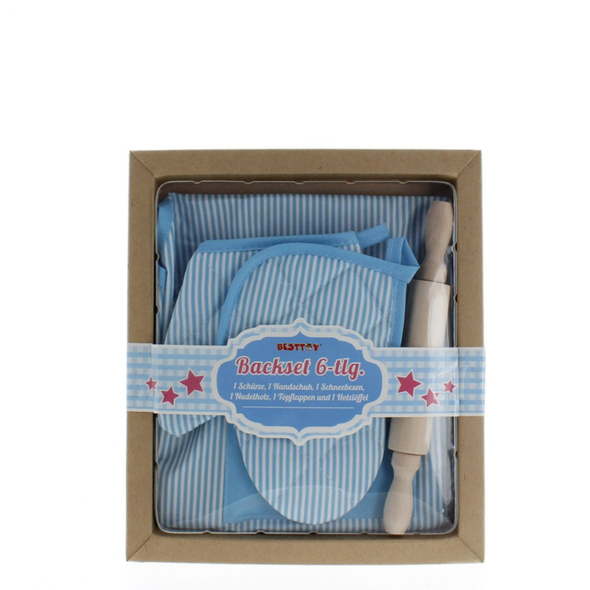 Besttoy - Kinder-Backset blau - 6-teilig