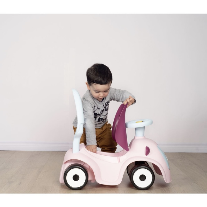 Smoby - 3-in-1 Rutschfahrzeug Maestro Balade - rosa