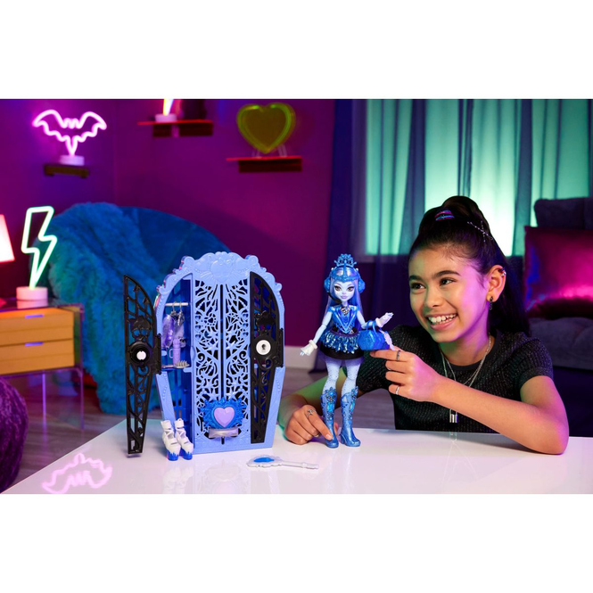 Monster High - Skulltimate Secrets - Monster Mysteries - Kleiderschrank Set - Abbey Bominable