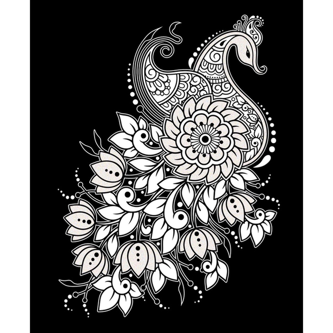 Creative Time - Spirit & Soul - Magic Nights - Glitzer-Malbuch 