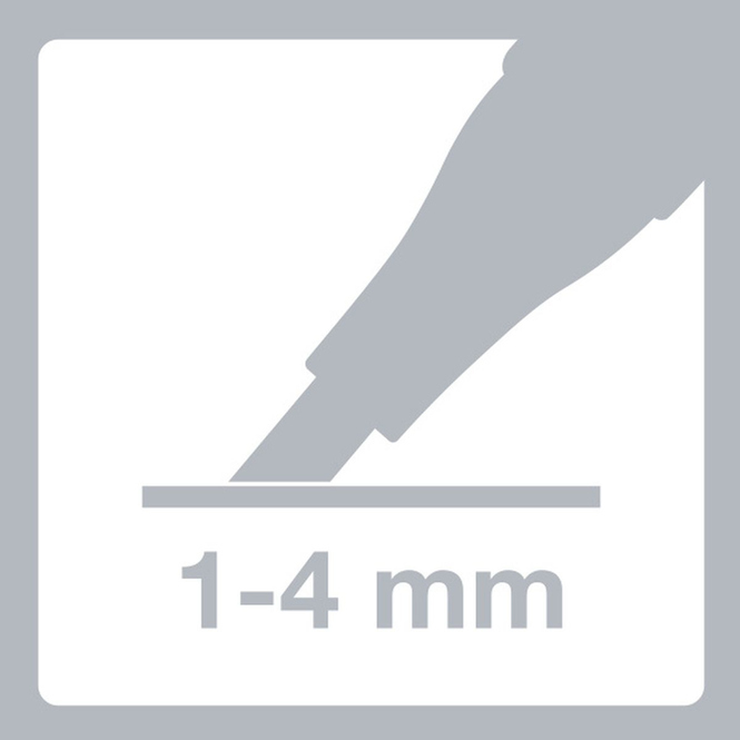 Textmarker Slim natural shades - 6er Etui