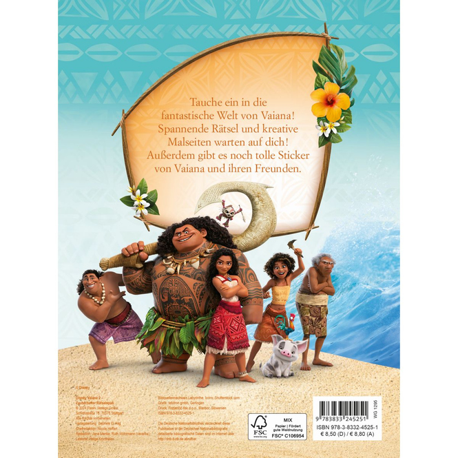 Disney Vaiana 2 - Zauberhafter Rätselspaß
