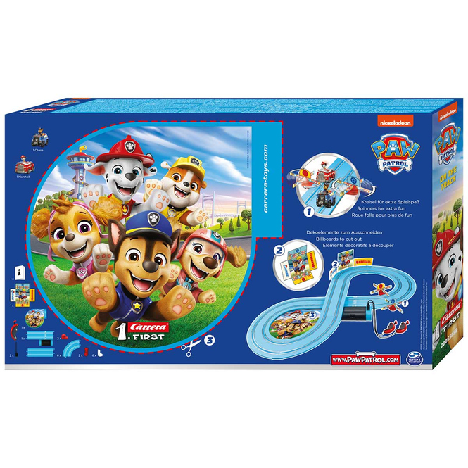 Rennbahn - Carrera First - PAW Patrol - On the Track - Maßstab 1:50