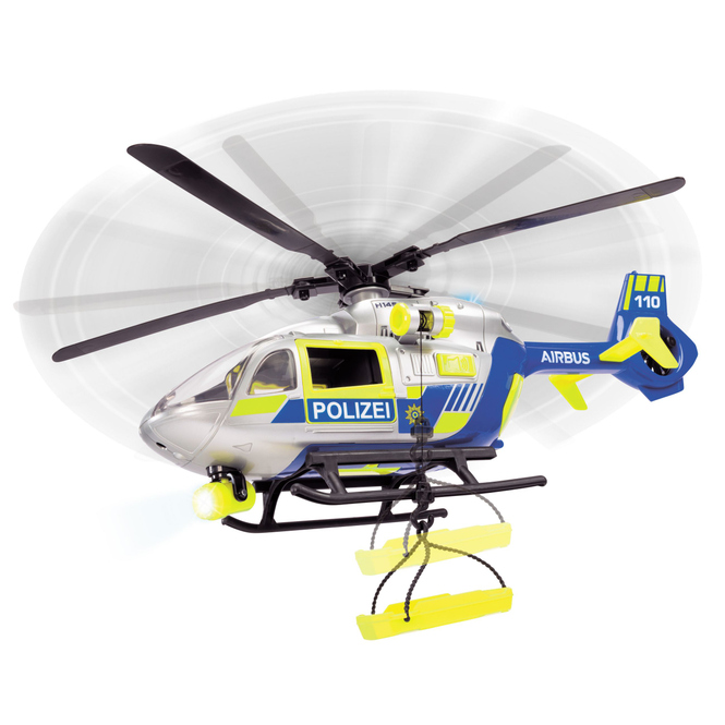 Giant Police Helikopter - mit Trage und Seilwinde - ca. 54 cm
