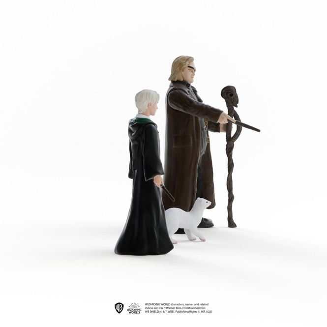 schleich® - HARRY POTTER™ - Mad Eye Moody & Draco Malfoy mit Frettchen - 14907