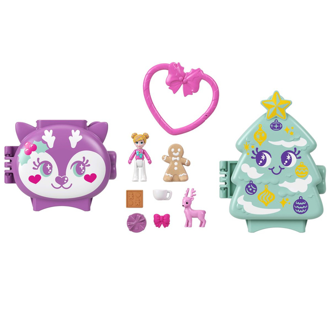 Polly Pocket - Feiertags-Schatullen - Winter Holiday Schatulle - 1 Stück