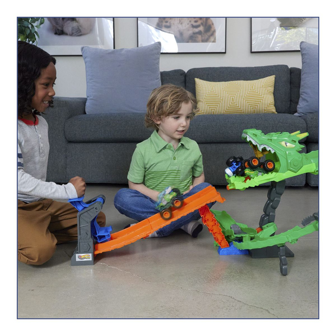 Hot Wheels - Spielset - Sharks vs. Dinos