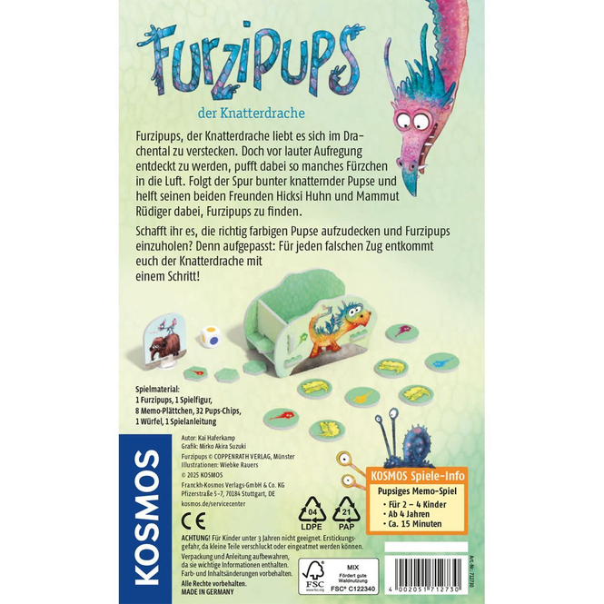 Furzipups der Knatterdrache - Mitbringspiel