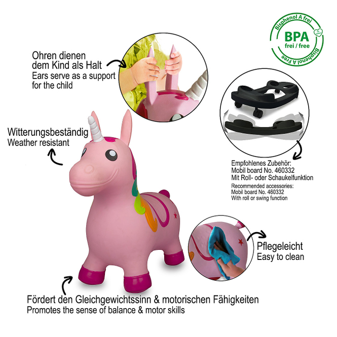 HoppyDoo - Hüpftier - Einhorn