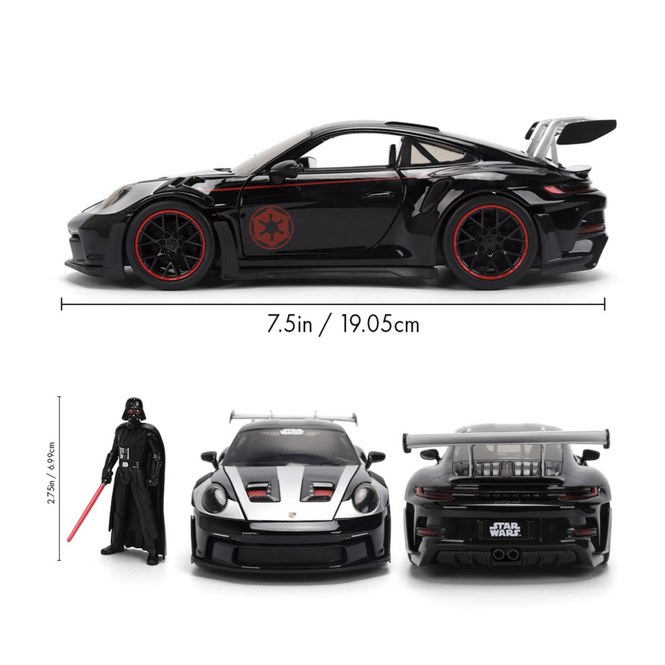 Star Wars - Fahrzeug - Porsche 911 GT3 RS - Darth Vader - 1:24