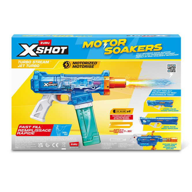 XShot - Motor Soakers - Turbo Stream - elektrische Wasserpistole