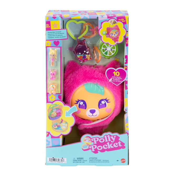 Polly Pocket - Plüschbär-Schatulle