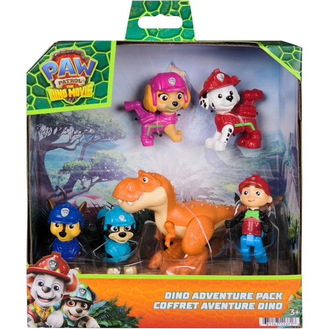 PAW Patrol - Geschenkset mit 6 Figuren - Dino Movie