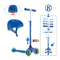 Globber - Scooter Primo Plus Lights - inkl. Helm - blau - Bild 6