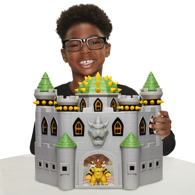 Super Mario - Spielset - Deluxe Bowser's Castle - mit Bowser Figur