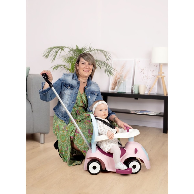 Smoby - 3-in-1 Rutschfahrzeug Maestro Balade - rosa