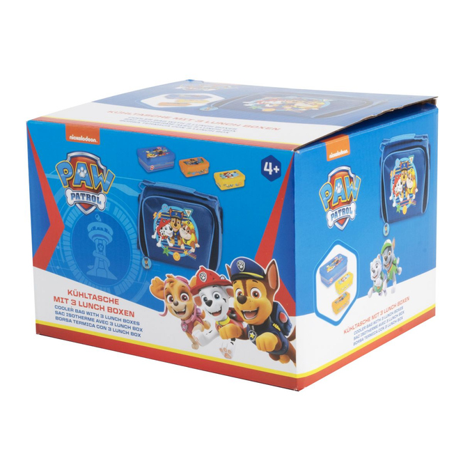PAW Patrol - Kühltasche - mit Lunchboxen - blau