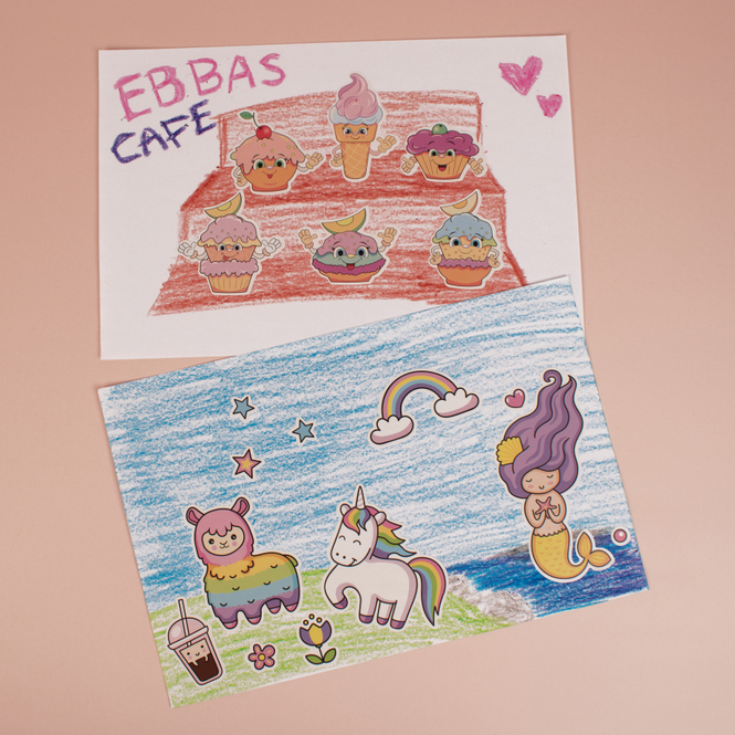 Mega Set - Einhorn Stickers - ca. 500 Stück