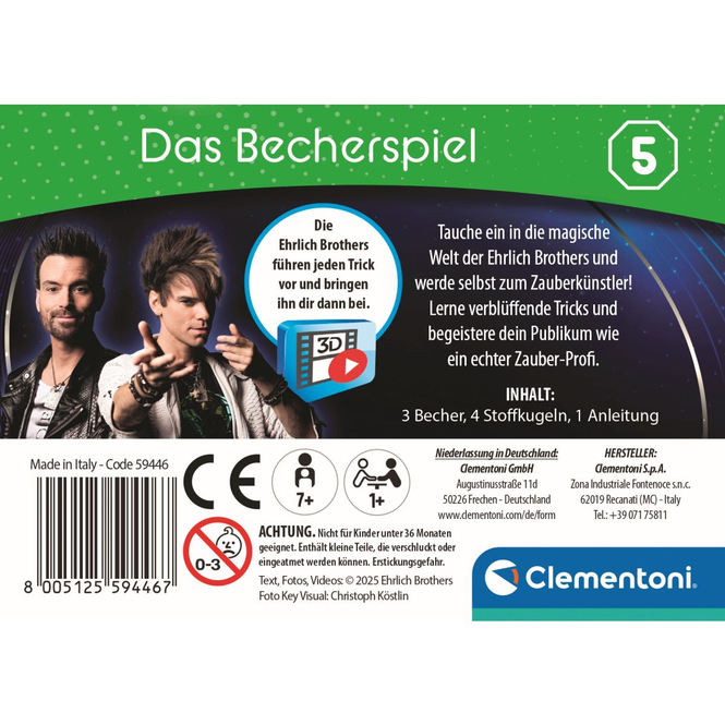 Ehrlich Brothers - mini Magics - Das Becherspiel